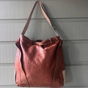 Elegant Brown KOOBA Leather Hobo Bag